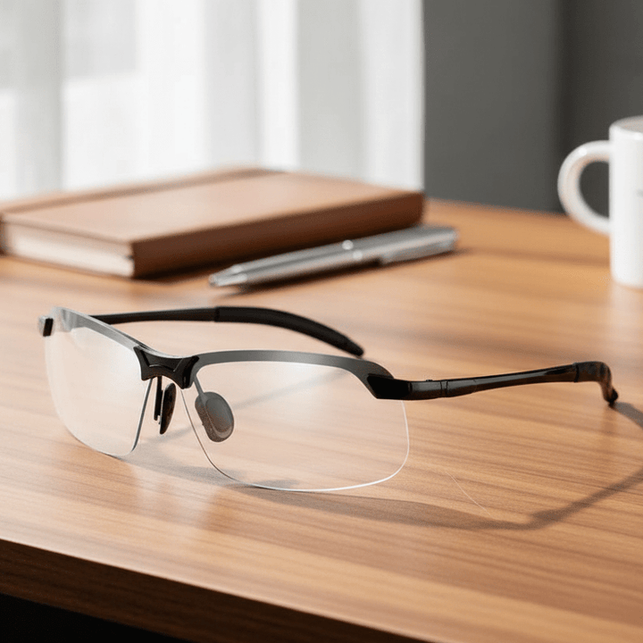 Unisex Sonnenbrille, photochrom & polarisiert, idealer UV400 Augenschutz für Outdoor-Aktivitäten.