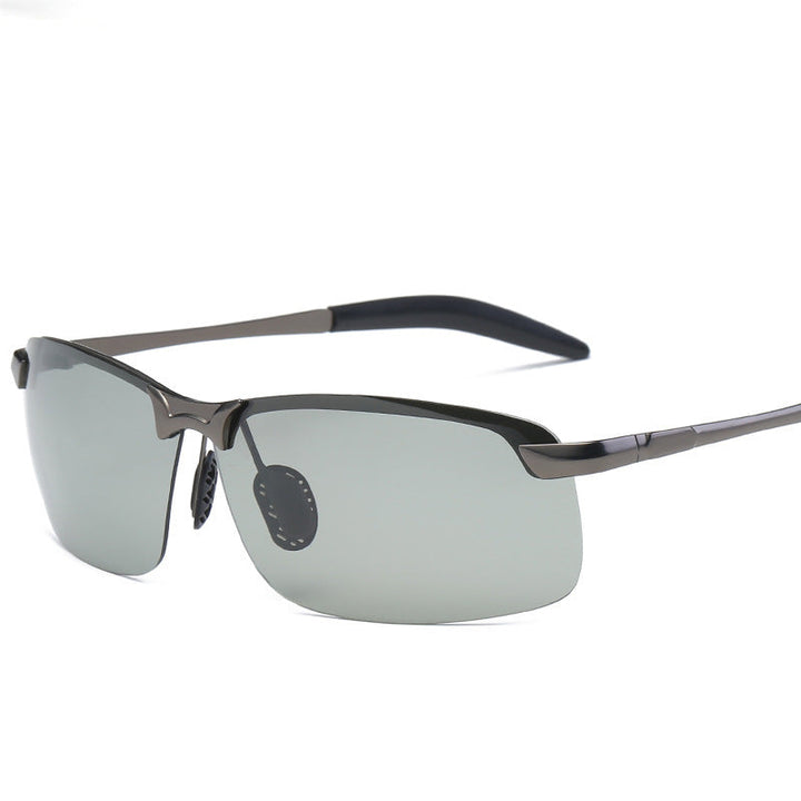 Unisex Polarisations-Sonnenbrille mit Selbsttönung. Effektiver UV-Schutz beim Fahren, Radfahren & Outdoor-Aktivitäten.