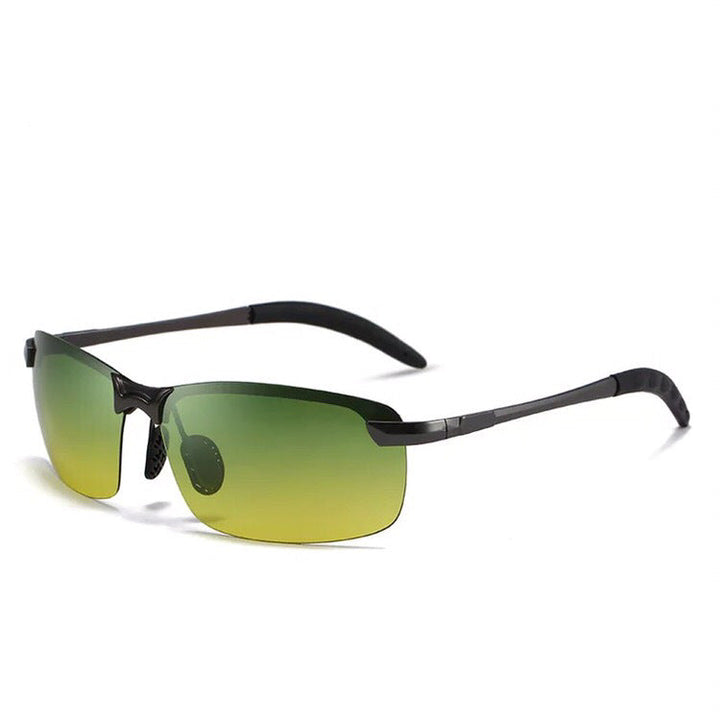 Photochromatische Sonnenbrille unisex. Polarisierte, leichte Sportbrille mit UV-Schutz, perfekt für Outdoor & Fahren.