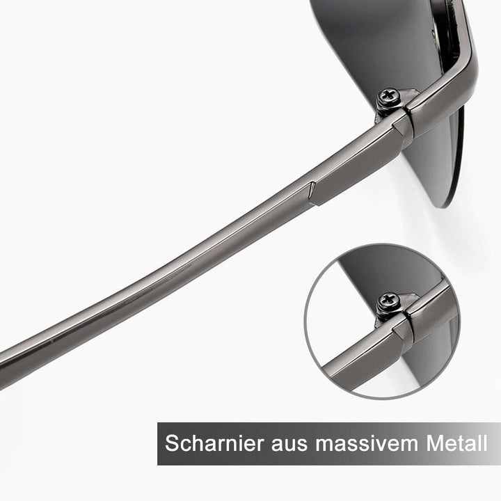 Selbsttönende unisex Sonnenbrille für Outdoor-Sport. Polarisierte Gläser, UV-Schutz, leicht. Perfekt zum Radfahren & Fahren.