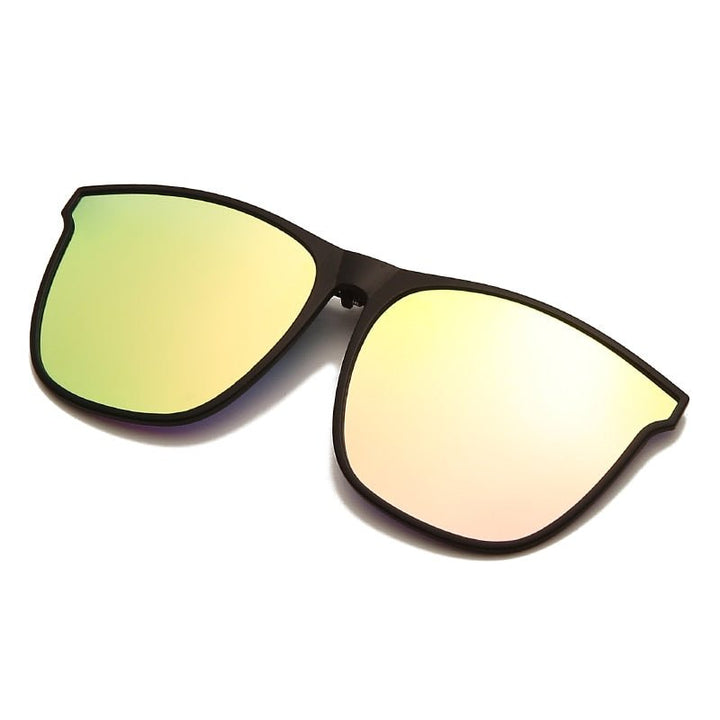 Modischer Unisex Sonnenbrillen-Aufsatz für Sehstärke, Clip-on Design mit UV-Schutz für Outdoor.