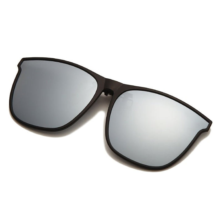 Universal Clip-on Sonnenbrille für Sehbrillen, blendfreier UV-Schutz und Komfort für Sommer und Reisen.