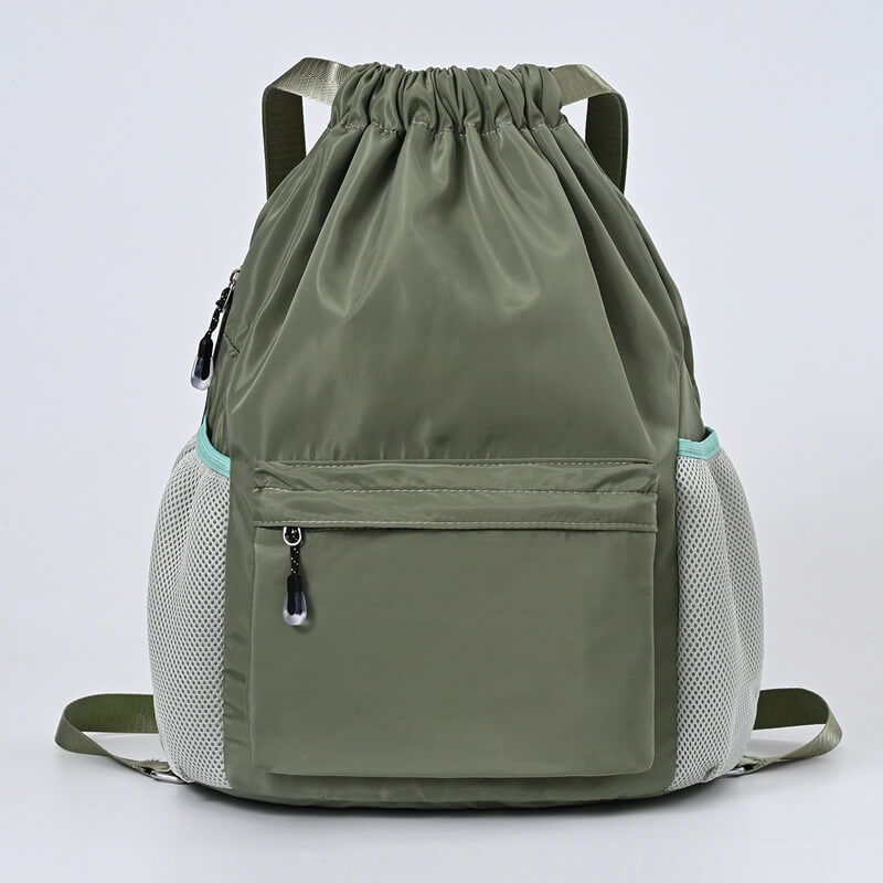 Einfacher Unisex Kordelzug-Daypack, perfekt als Gymtasche oder für kurze Reisen.