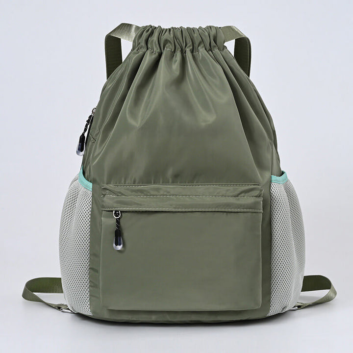 Einfacher Unisex Kordelzug-Daypack, perfekt als Gymtasche oder für kurze Reisen.
