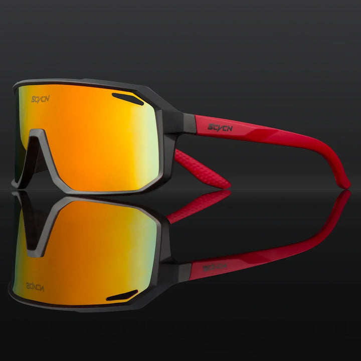 Leichte Unisex Sonnenbrille mit UV400 Schutz, ideal für jeden Sport.