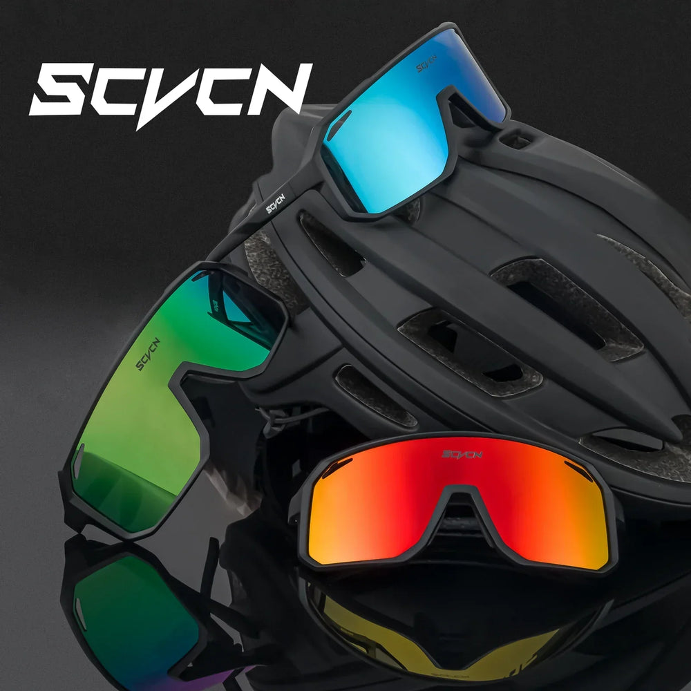 Leichte Fahrradbrille mit UV400 Augenschutz, ideal für Herren und Damen.