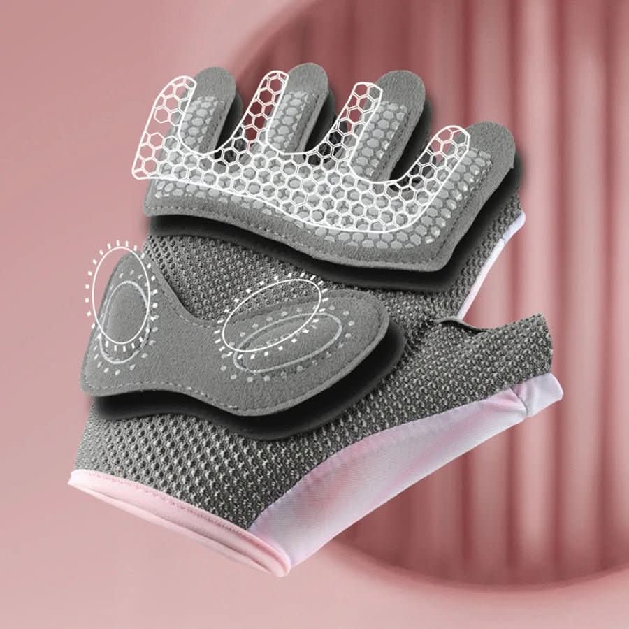 Fitnesshandschuhe unisex mit speziellem Grip. Ideal für Krafttraining, Workout & Fitnesszubehör.