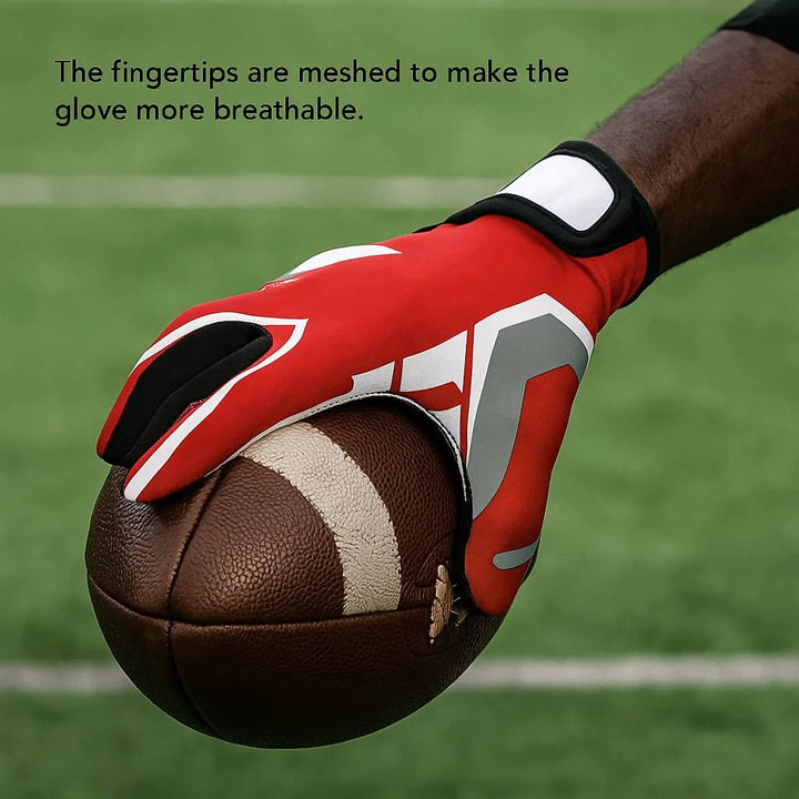 Robuste Unisex Baseball- & Footballhandschuhe mit griffiger Handfläche für besseren Ballkontrolle.