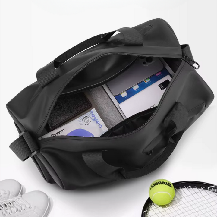Unisex Reisetasche wasserdicht für Kurztrips & Sport, mit praktischem Schuhfach. Robust & geräumig.