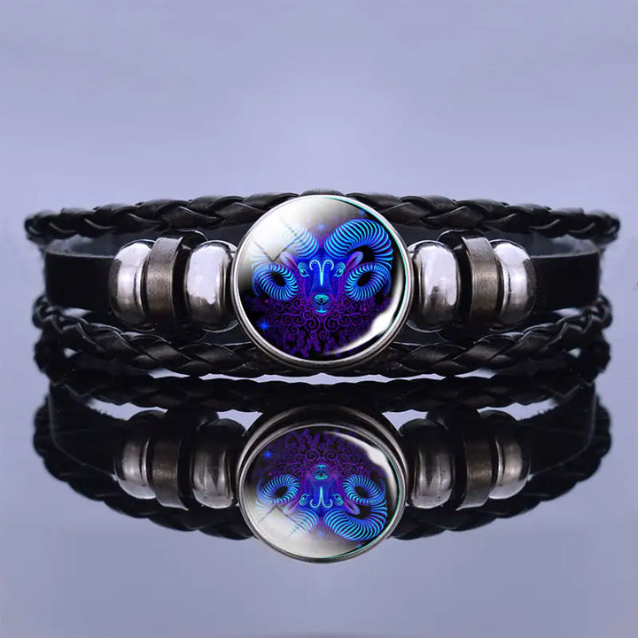 Manifestations-Armband: Unisex Lapislazuli & Sodalith Schutzarmband, dein persönlicher Glücksbringer.
