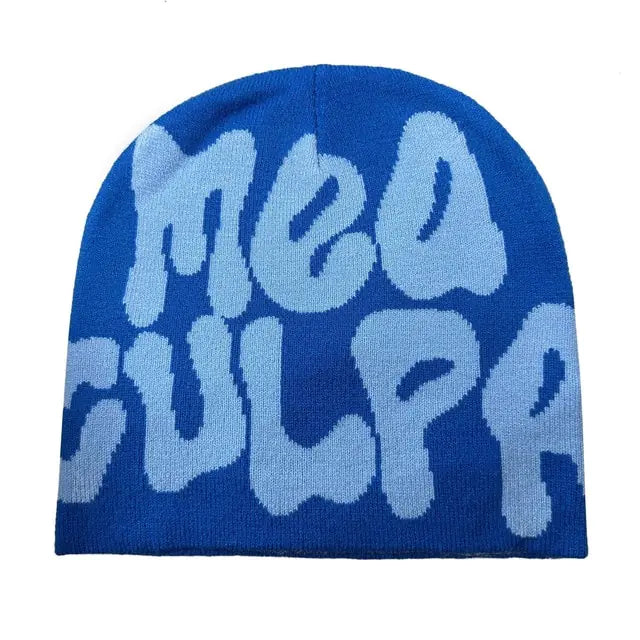 Modisches Winter-Accessoire: Y2K Strickmütze, warm und stilvoll für alle Geschlechter.