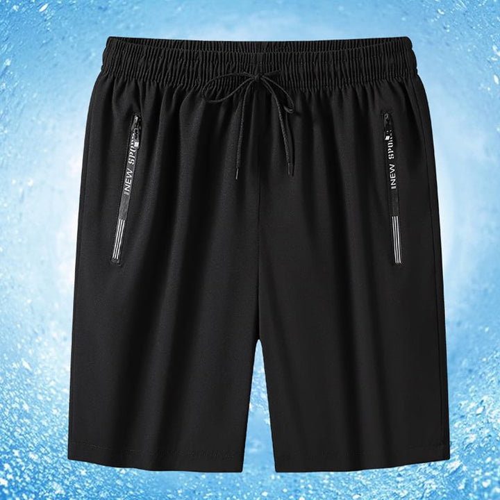 Unisex Super-Stretch Schnelltrocknende Shorts für Sport & Freizeit; komfortable Sommerkleidung mit elastischem Bund.
