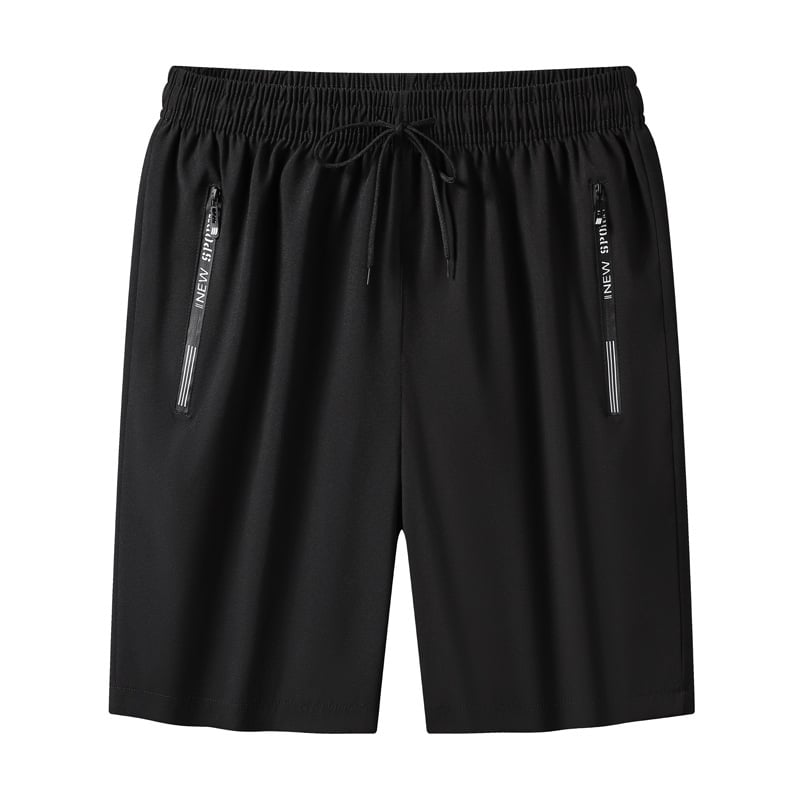 Rückenansicht der komfortablen Stretch Shorts; schnelltrocknend, ideal als Herrenshorts oder Damenshorts.