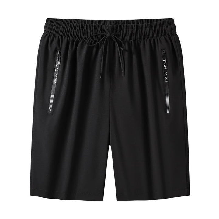 Rückenansicht der komfortablen Stretch Shorts; schnelltrocknend, ideal als Herrenshorts oder Damenshorts.