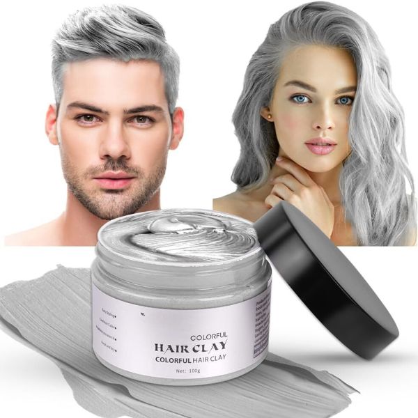Unisex temporäres Haarfärbewachs für flexible Styles. Auswaschbar, nicht klebrig, alle Haartypen.