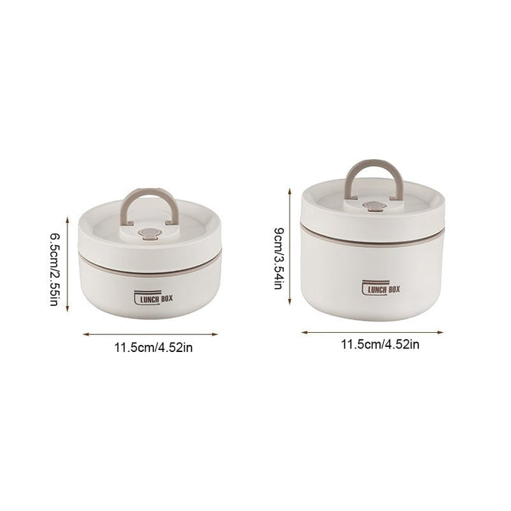 Nachhaltige Thermo-Lunchbox aus Edelstahl, wiederverwendbar für Büro, Schule, Outdoor-Abenteuer.