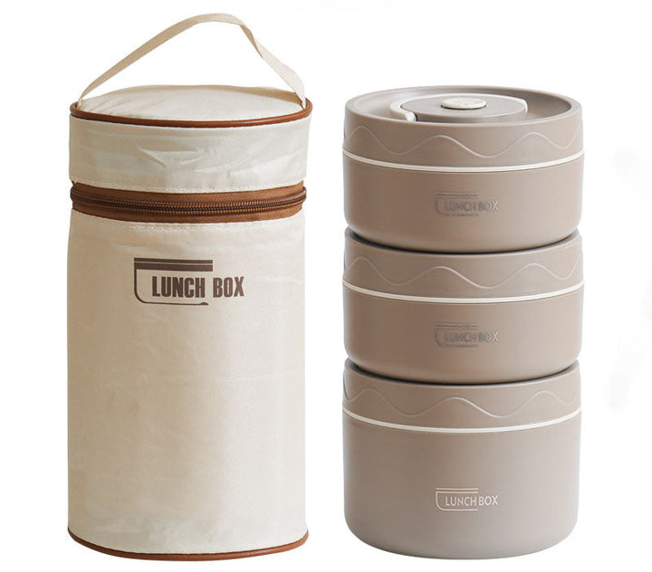 Praktische Thermo-Lunchbox, hält Essen lange warm, ideal für Schulkinder & Büroangestellte.