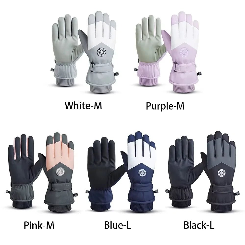 Ergonomische Unisex Thermohandschuhe, wasserdicht & atmungsaktiv, mit Touchscreen-Spitzen für alle Geräte.