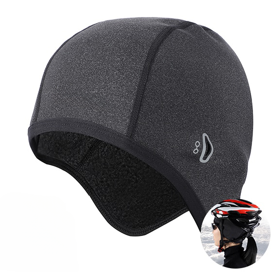 Robuste Outdoor Mütze aus Thermo Fleece, winddicht & warm, ideal für Sport und Freizeit im kalten Winter.