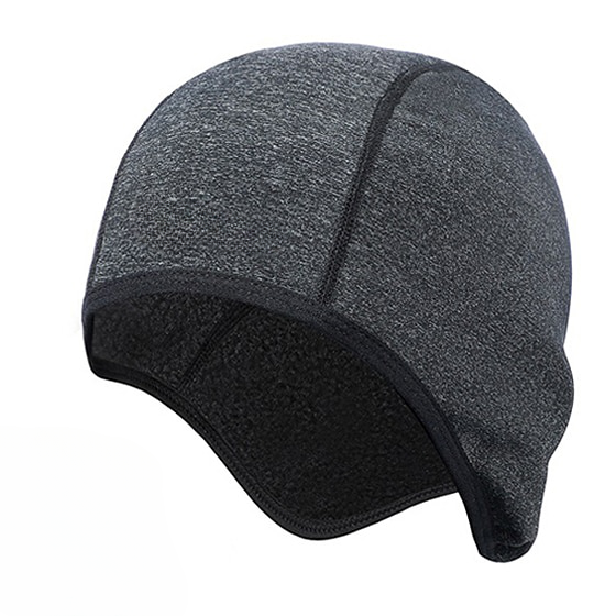 Helmkompatible Wintermütze, dünnes Thermo-Fleece, ideal für Radfahrer & Skifahrer bei kalter Witterung.