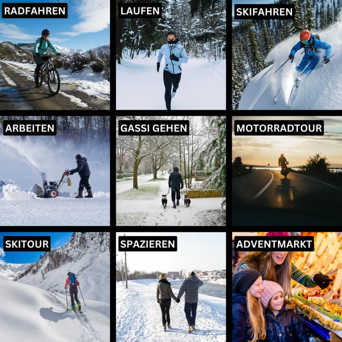 ThermoFit Winterbekleidung: warme, winddichte Unisex Handschuhe für Outdoor-Sport und Kälteschutz.