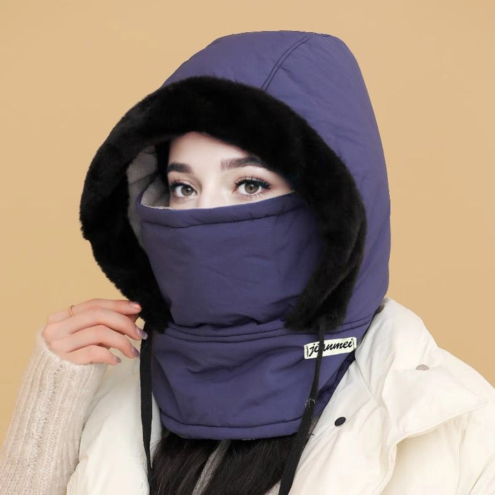 Warme Sportmütze mit Gesichtsmaske, winddicht, für Ski, Snowboard & andere Wintersportarten.