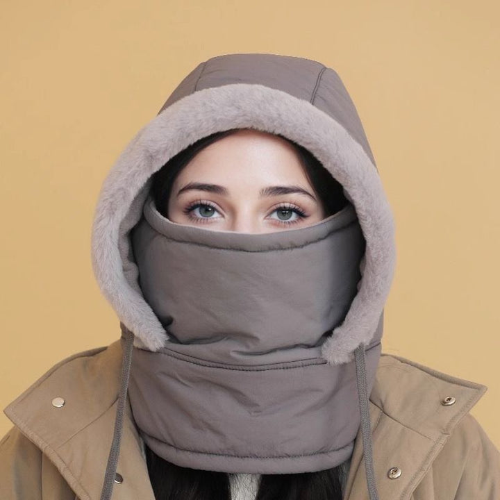 Praktische Multifunktionsmütze: Thermomütze, Halswärmer & Gesichtsmaske.
