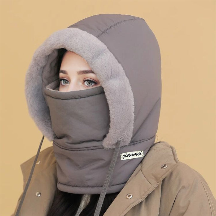 Ganzjähriger Kälteschutz: Unisex Thermomütze mit Gesichtsmaske für jedes Abenteuer.