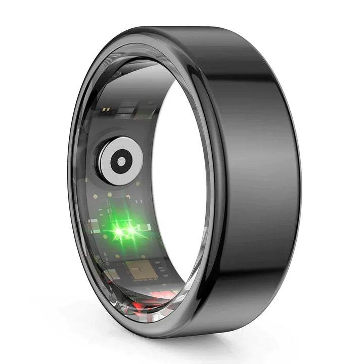 Unisex Titan Gesundheitstracker Ring, misst Vitalwerte wie Herzfrequenz und Schlaf diskret am Finger.