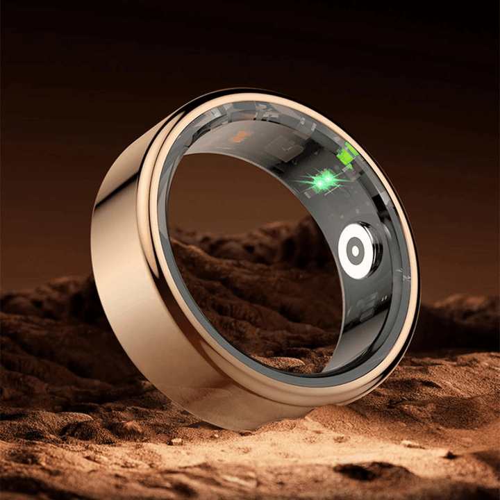 Modernes Schmuck-Design: Unisex Titan Gesundheitstracker Ring für diskrete Vitalwert-Analyse.