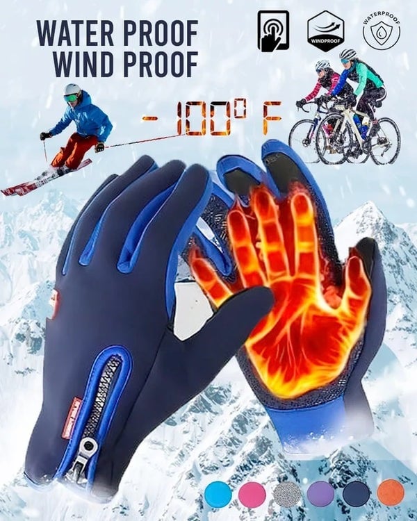 Handy Winterhandschuhe für Herren & Damen, touchscreen-kompatibel, für warme Hände unterwegs.