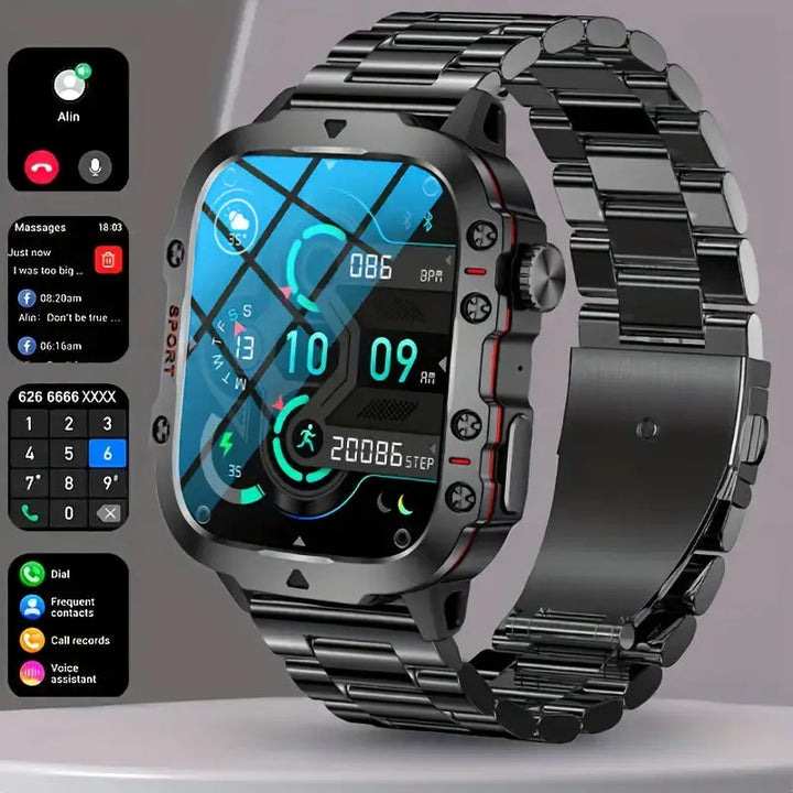 TrailMate Outdoor-Smartwatch für Fitness, GPS-Tracking & Gesundheitsüberwachung. Wasserdicht & lange Akkulaufzeit.