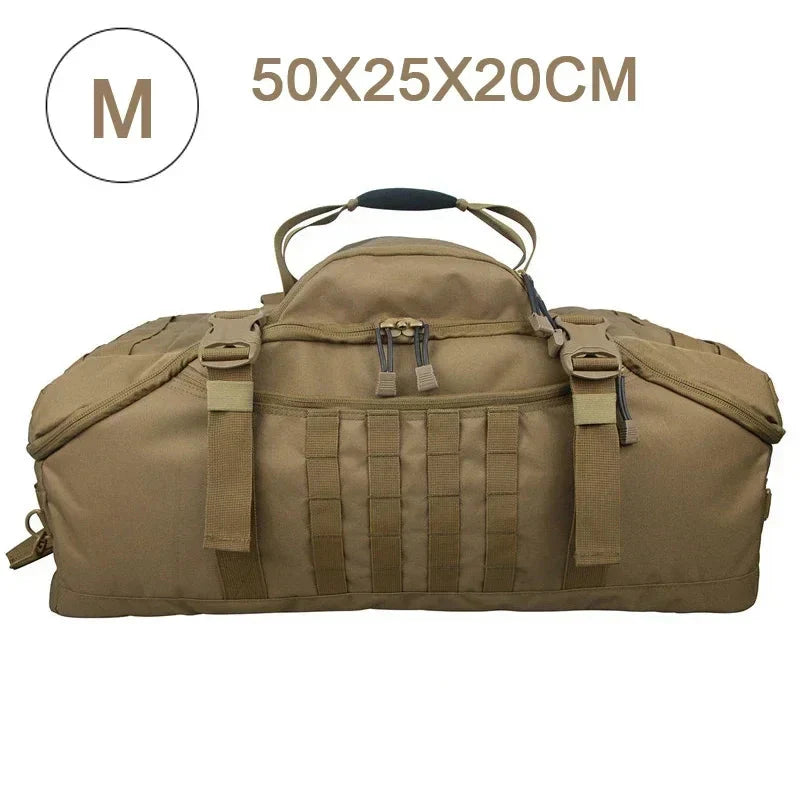 Armeegrün TrailTrek Outdoor-Rucksack & Duffle. Ideal als Handgepäck für jede Reise.