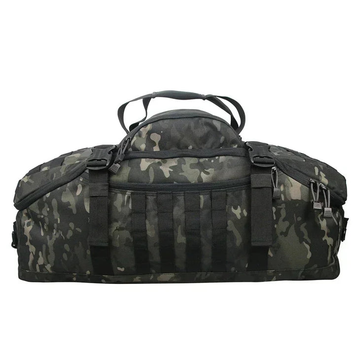 Taktische Unisex Reisetasche in Camouflage. Strapazierfähiger Rucksack für Abenteuer & Sport.