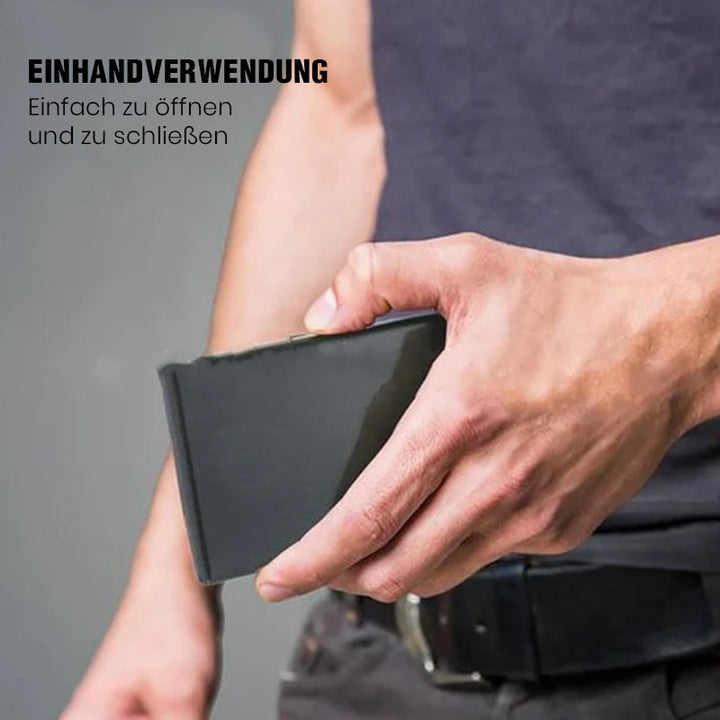 Stylisches RFID-Kartenetui, diebstahlsicher und modern, perfektes Unisex-Geschenk.