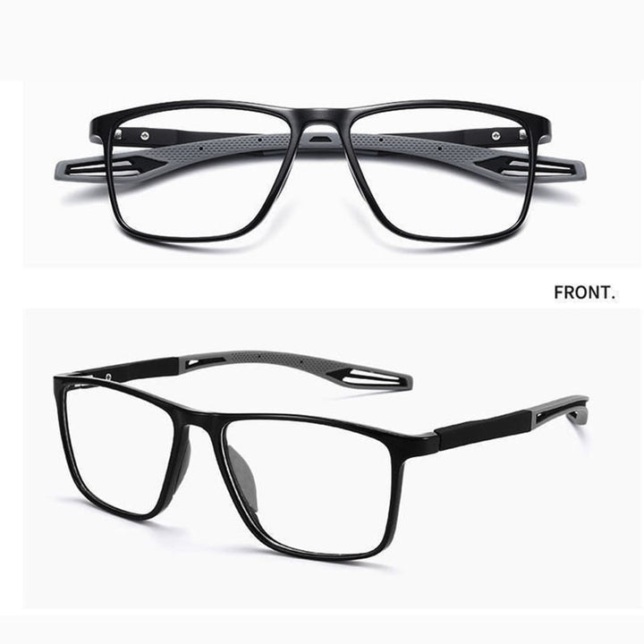 Aktive Unisex Sport Gleitsichtbrille, ultraleichtes Titan, Anti-Blaulicht, ideal für alle Sichten.