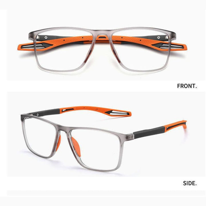 Innovative Ultraleicht Gleitsichtbrille unisex, Anti-Blaulicht, Titan-Rahmen, optimal für Fern- & Nahsicht.