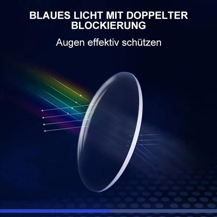 Moderne Unisex-Lesebrille, faltbar & ultraleicht, bietet Augenschutz mit Blaulichtfilter für Sehkomfort.