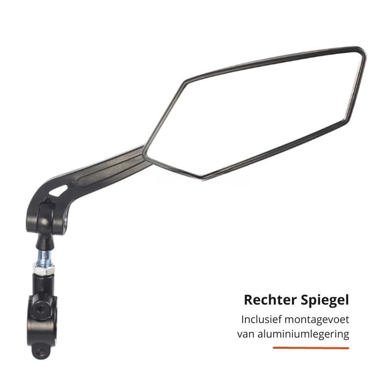 Breitwinkel-Fahrradrückspiegel für erweiterte Sicht; universelles Fahrradzubehör zur Erhöhung der Sicherheit im Verkehr.