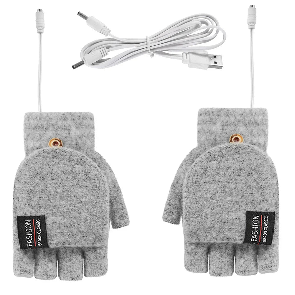 Technisches Gadget: USB-Heizhandschuhe mit 3 Stufen. Beheizbare Winterhandschuhe für ultimative Wärme und Komfort.
