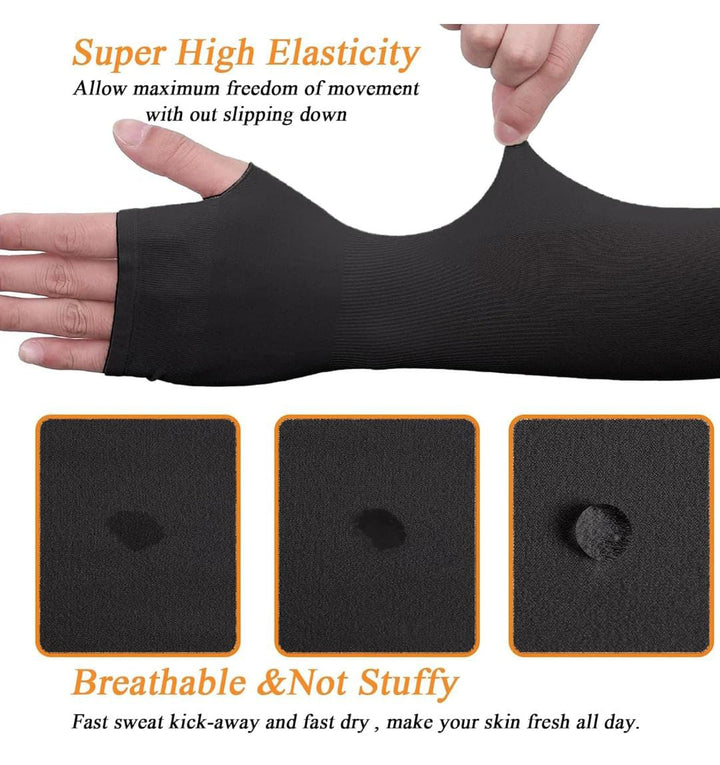 Sport-Armschoner mit UV-Schutz für Damen & Herren. Perfekt für Laufen, Radfahren, Wandern & Outdoor.