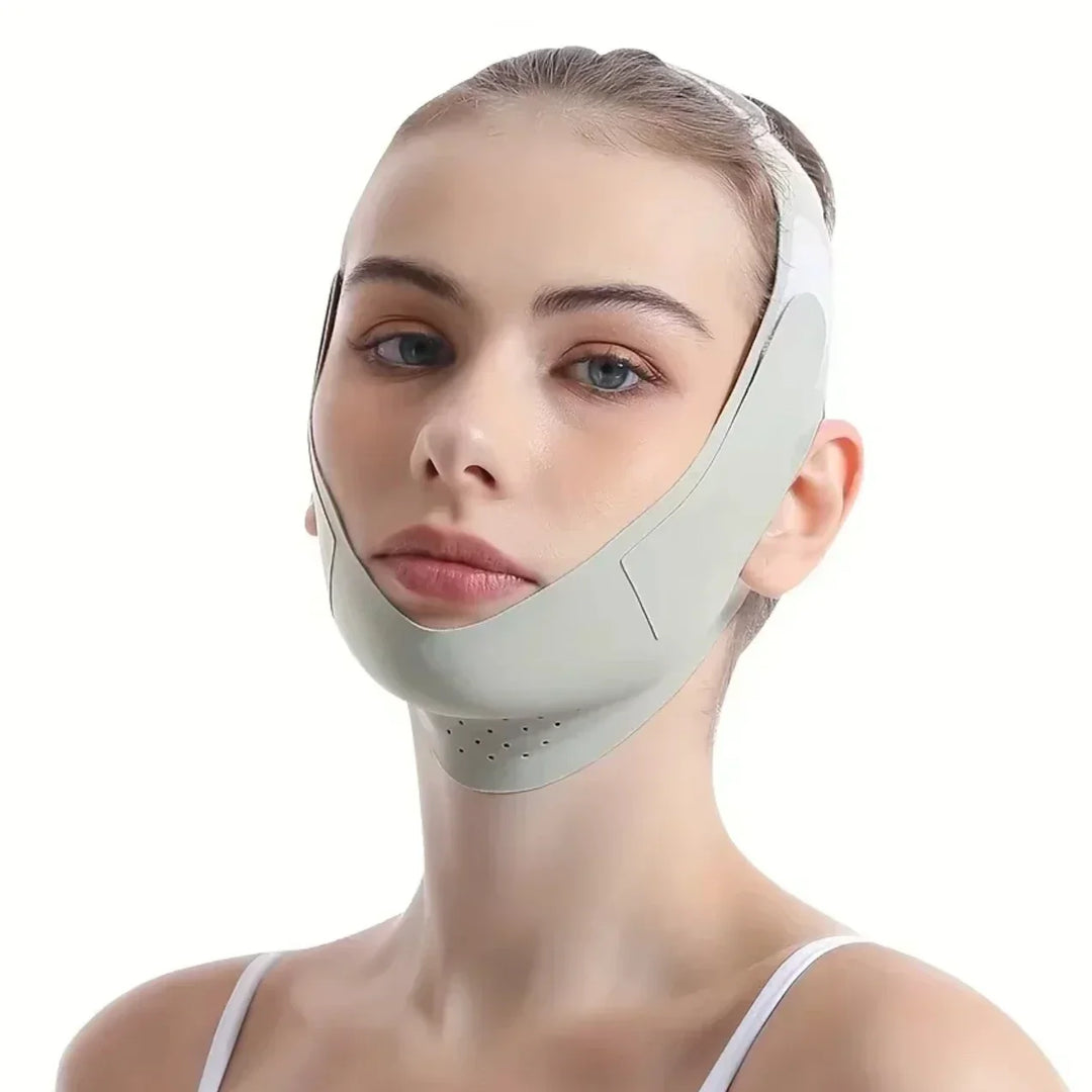 Unisex V-Lifting Maske für straffe Gesichtskonturen, gegen Doppelkinn und für jugendliche Haut. Anti-Aging Gesichtsmaske.