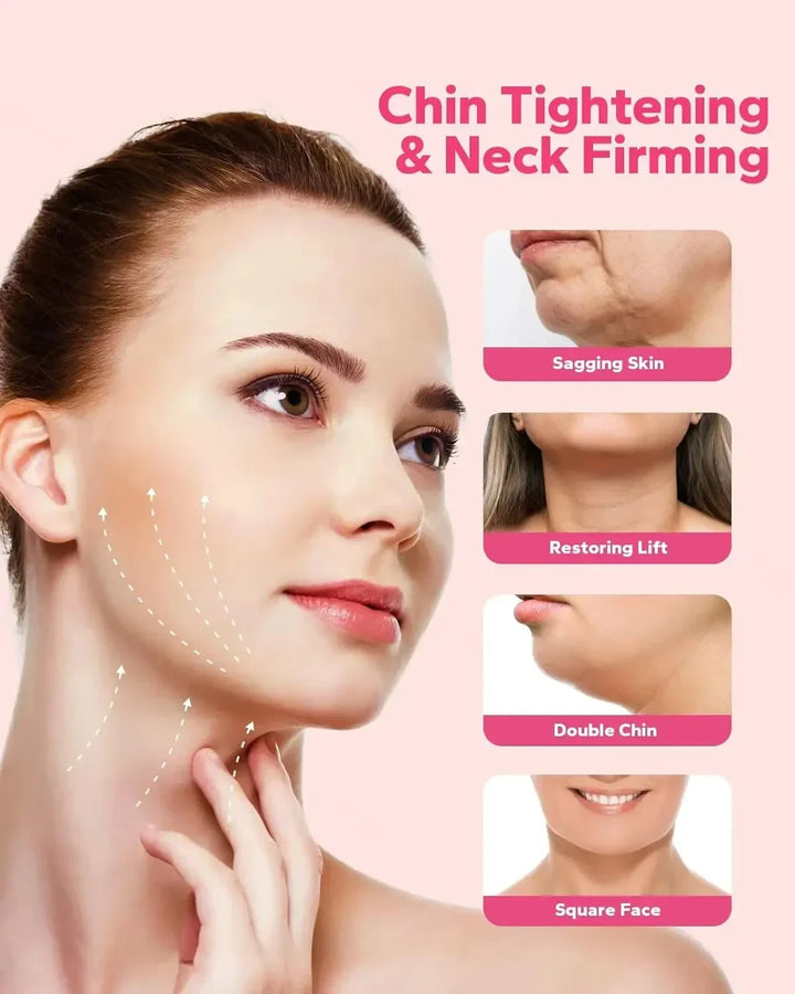 Ergonomisches V-Line Gesichtsband für Unisex Gesichtspflege. Strafft Haut, reduziert Doppelkinn, formt Gesichtskonturen.