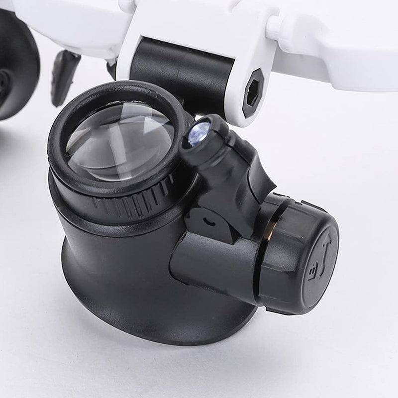 Die perfekte Unisex-Vergrößerungsbrille mit LED für Elektronik, Modellbau, Schmuck & Gravur.