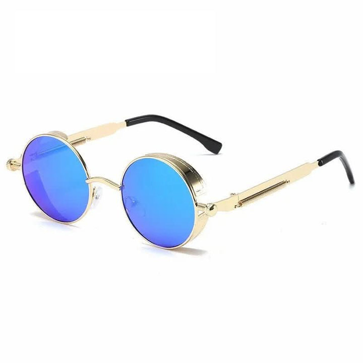 Trendige runde Sonnenbrille für Damen & Herren, UV400 Schutz. Ein Vintage-Accessoire für Freizeit und Urlaube.