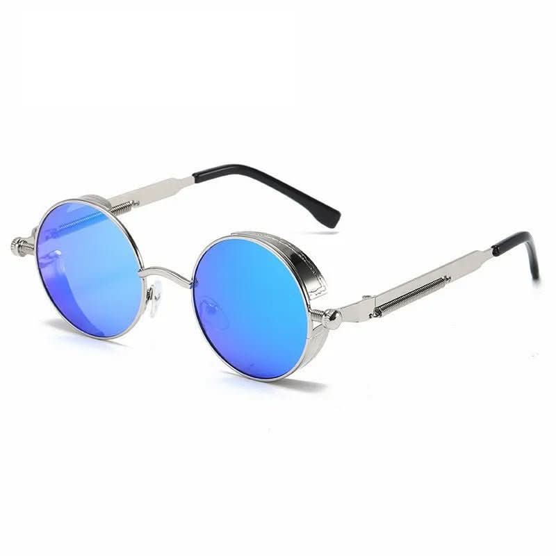 Moderne Vintage-Brille mit runder Form, UV400 Augenschutz, zeitloses Retro-Design für stilvolle Looks.