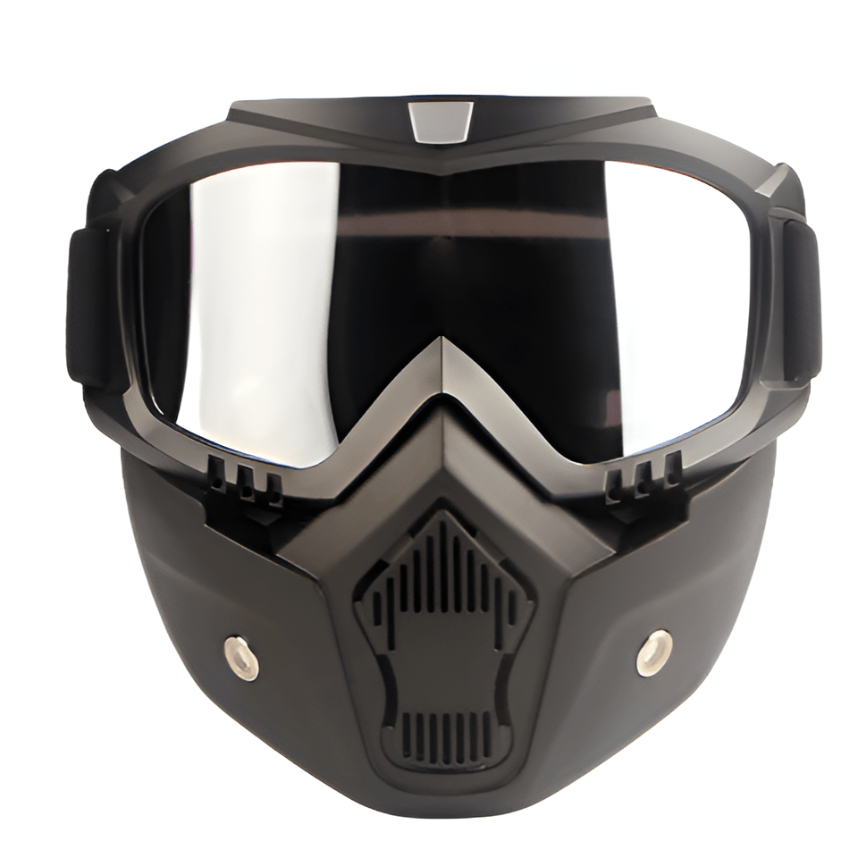 Verstellbare Vollgesichts-Skimaske für Wintersport. Unisex-Design mit Schutzbrille für besten Schutz & Sicht.