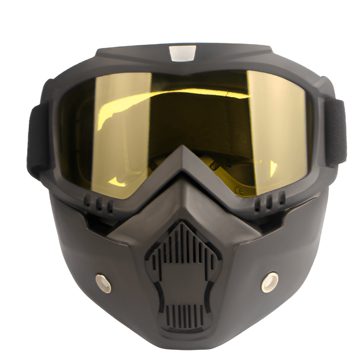 Vollgesichts-Skimaske mit klarer Sicht, UV-Schutz & kratzfestem Visier. Ideal für sicheren Wintersport im Schnee.