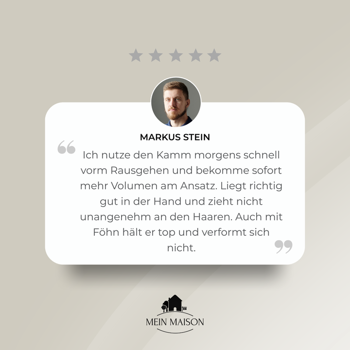 Vielseitiges Stylingwerkzeug für Damen & Herren, sorgt für sofortiges Volumen und verdichtet das Haar.