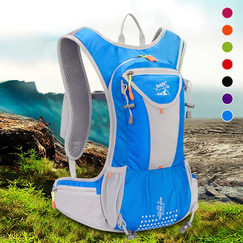 Unisex Wanderrucksack AquaPack, leicht, wasserdicht, mit Trinkblase für Trekking & Outdoor-Sport.